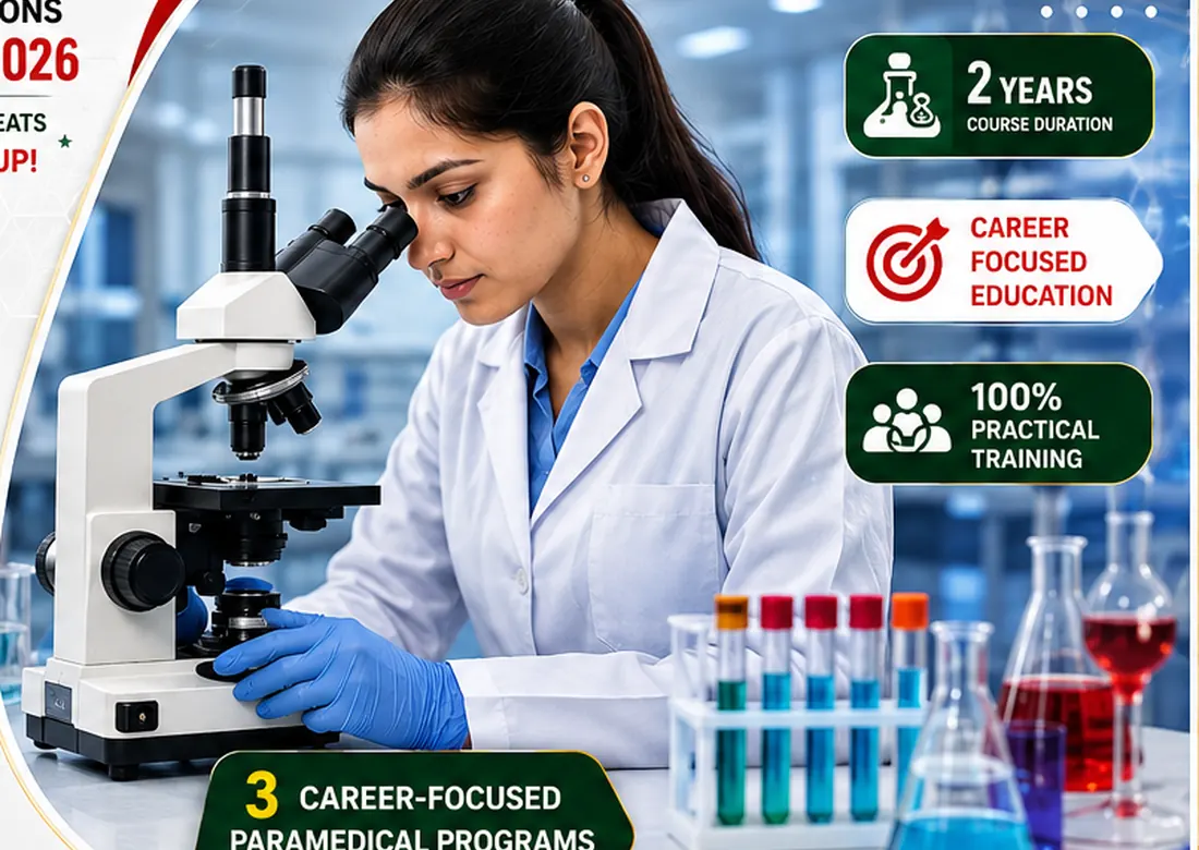 DMLT medical laboratory training at VGR College